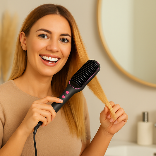 Brosse Lissante Céramique Ruxtoo™ – Lissage doux, rapide et sans abîmer