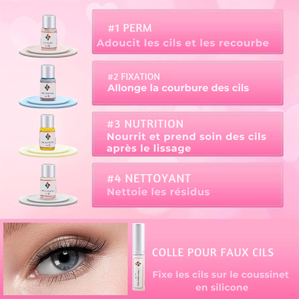 Kit Rehaussement de Cils – Lash Lift Ruxtoo (Version Upgrade)